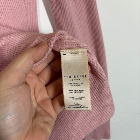 Ted Baker Nehru Bow Sweater Size 3 or US 8 - Picture 9 of 11